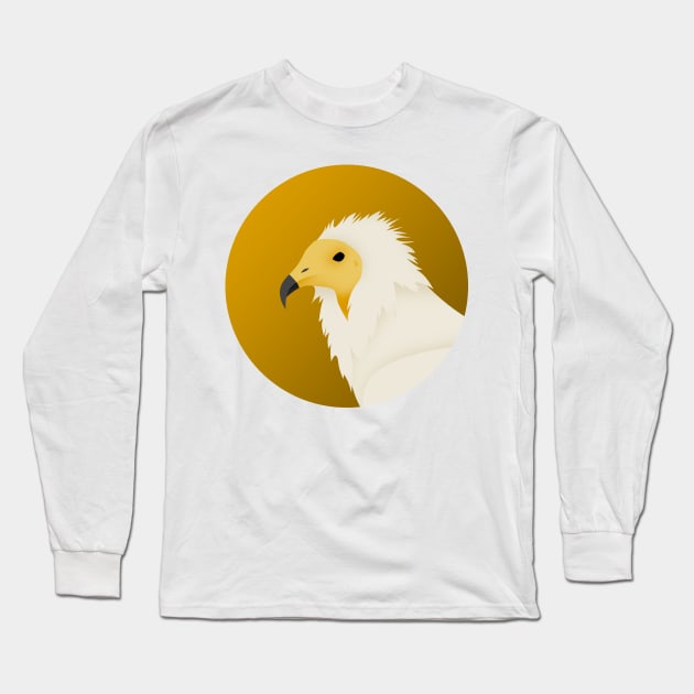 Egyptian Vulture Long Sleeve T-Shirt by DeguArts